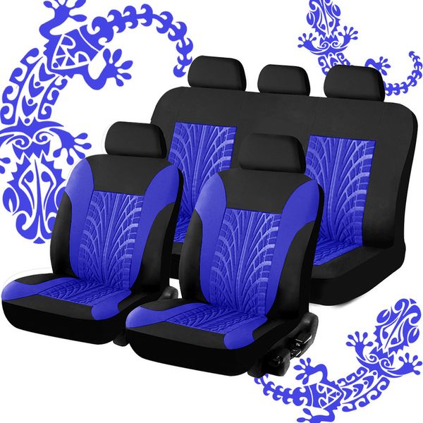 Nuevo juego de fundas de asiento de coche de 4/9 Uds. Universal que se adapta a la mayoría de las fundas de coches, Protector de asiento de coche con estilo para las cuatro estaciones