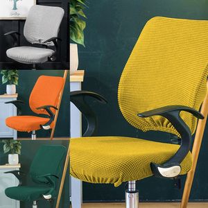 Nouvelle couverture de chaise d'ordinateur en spandex moderne à 4 couleurs Couverture de chaise de bureau en tissu élastique en polyester