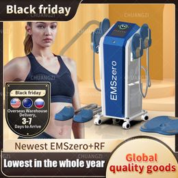Nieuwe 4 handgrepen EMS Slim EmsZero Elektrische spierstimulatie Verbetering Massager Butt Lift Machine voor Salon CE