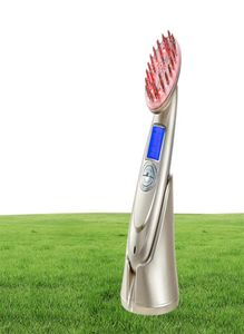 NOUVEAU 4 en 1 LCD rechargeable électrique laser repousse peigne à cheveux grandir brosse à cheveux masseur de cuir chevelu anti-perte de cheveux machine de soins de santé7229023