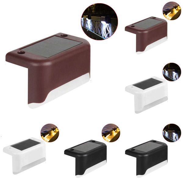 Nouveau paquet de paquet de pack extérieur lumières solaires LED imperméables pour les escaliers de garde