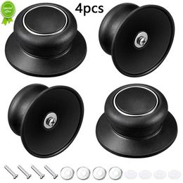 Nieuwe 4-delige potlid Knob Knop Plastic Pan Holder Handgreep voorkomt hete deksels brandende handen Universal Ketles Oil Pots Keukengereedschap