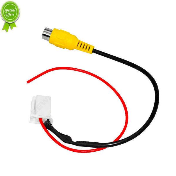 Nuevo pin de 4 pin para el automóvil Toyota CAR Male Radio Respaldo de la cámara inversa Adaptador de cable de entrada RCA de entrada RCA