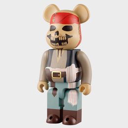 New 400% Bearbrick Action & Toy Figures 28cm Jack Pirate Caribbean Limited Colliection Fashion Accessories Medicom Toys