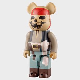 Nouveau 400% Bearbrick Action Toy Figures 28cm Jack Pirate Caribbean Limited Colliection Fashion Accessoires Medicom Toys