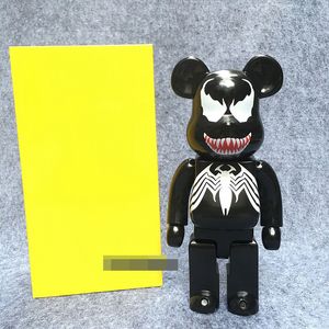 Nuevo 400% Bearbrick Acción Figuras de juguete de 28 cm Bearbricklys Toys de cartón Figuras de acción Bear Blocks Bear Dolls PVC Street Art Models Toys