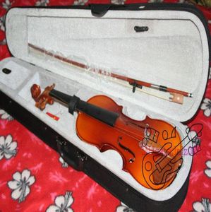 NUEVO 44 VIOLÍN Tamaño COMPLETO con Estuche ARCO Panel de pino para violín para adultos de alta calidad 3494507