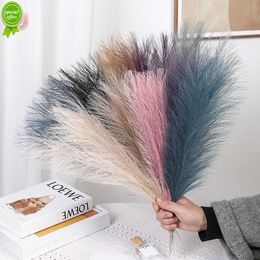NIEUW 45 CMFAUX PAMPAS Reed Grass Tall Fluffy Fake Plant Bouquet For Vase Filler Home Room Living Room Decor Diy Bruiloft Decor