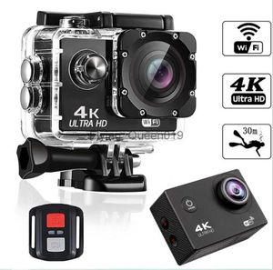 Nieuwe 4K / 1080P 30fps Actiecamera Ultra HD WiFi 2.0-inch 170D Waterdichte onderwaterhelm Video-opnamecamera's Sport Cam HKD230828