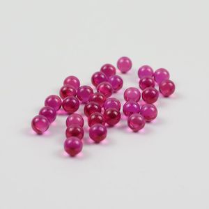 JCVAP 3 mm 4 mm 6 mm Ruby Terp Pearl Dab Pearl Ball Insert Red Color voor 25 mm 30 mm kwart Banger Nails Glass Bongs 10 stcs per verpakking