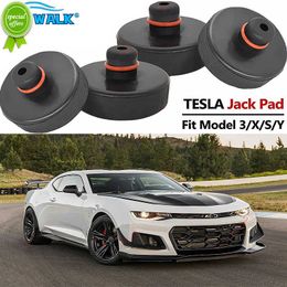 NIEUW 4PCS Rubber Jack Pad Adapter Opslagcase Auto Repair Tool Heffen Safe Raise Hoofdgereedschap voor Tesla Model 3 Model S Model X Y Y Y