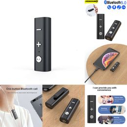 Nieuwe 5.0 Adapter Wireless Audio 3,5 mm Jack Bluetooth Music -ontvanger voor hoofdtelefoon Luidsprekerondersteuning Spraakoproep