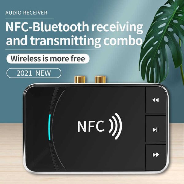 Nouveau 5.0 Bluetooth récepteur audio émetteur aux interface NFC transfert ancien haut-parleur 2rca amplificateur audio