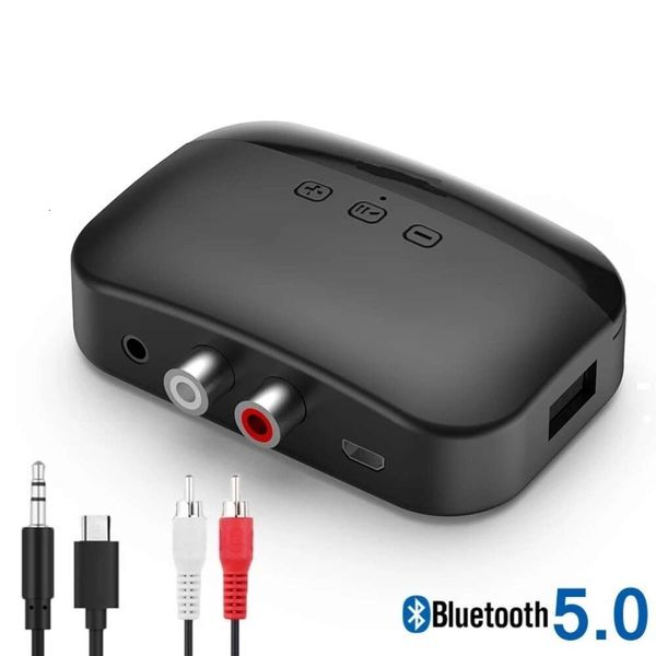 NOUVEAU 5.0 NFC MUSIC AUX CAR BLUETOOTH récepteur TF Carte Lire le lecteur USB pour les appels mains libres