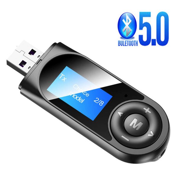 Nouveau 5.0 USB Transmission et réception TV ordinateur voiture appel Audio Bluetooth adaptateur T13