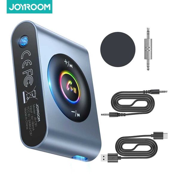 NOUVEAU 5.3 Adaptador à main Adaptador Bluetooth Adaptateur Wireless Magnetic Audio Receiver MP3 Player LED 3,5 mm AUX Radio Modulateur