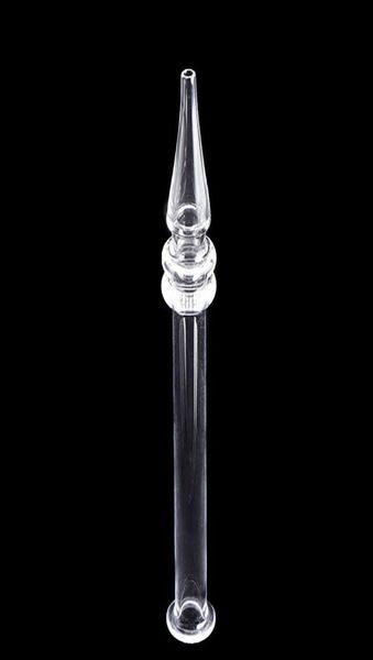 Nuevo 5 pulgadas Dab Straw Presa Presente Pen Pen Dab CALOR rápido Mini NC Clear Quartz Tips Tubo dab para fumar plataformas de fumar 6698288
