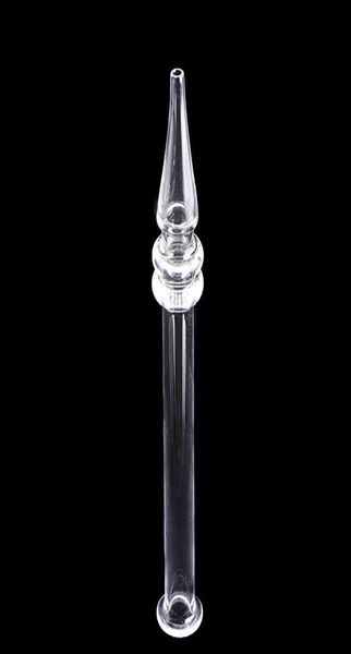 NOUVEAU 5 pouces Quartz Dab Paille Portable Style Dab Heat Fast Mini NC Clear Quartz Tibs DAB Tube pour la cire Fumer Rigs5656822