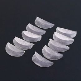 Nieuwe 5 paren / pack siliconen wimper permanente permanente curler curling wortel tillen valse nep wimper shield pad maquillaje patches