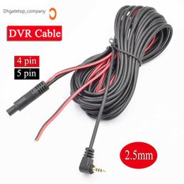 NIEUWE 5 PIN Auto DVR Camerakabel 2,5 mm Jack Port 4pin Video Extension Line voor voertuig achteraanzichtcamera