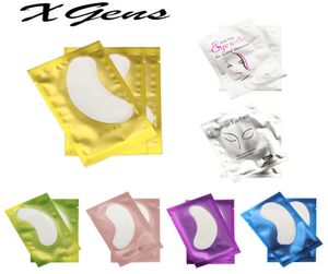 Nouveau 50 paires de patchs de gel de coussin de cils greffant des cils sous les patchs pour les yeux pour l'extension de cils conseils pour les yeux autocollants enveloppes outils de maquillage8427538