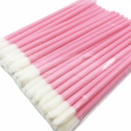 Nouveau 500/1000 PCS Brosse à lèvres jetable Femmes Accessoires Gros Rouge à lèvres Gloss Baguettes Applicateur Parfait Meilleur Outil de maquillage Hot P2bT #