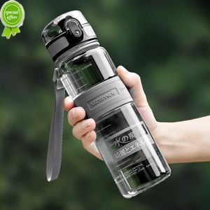 Nouveau 500/1000 ml bouteilles d'eau sans Bpa Shaker en plein air Sport Tour boisson bouteille Portable étanche écologique en plastique fruits thé bouteille