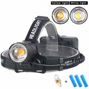 NOUVEAU 50000 LUMENS XHP70 LED PHILLAMPLE DE TÊTE DE TÊTE DE TÊTE DE TÊTE DE TÊTE 3 MODES DE CHAQUE DE CHAUFFAGE EMPANCHÉLE ZOOMABLE 206 W2