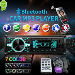 Nouveau 5003 Voiture FM Radio Stéréo MP3 Lecteur de Musique Numérique Bluetooth Appel Mains Libres Avec Volant Télécommande AUX 2 USB Charge
