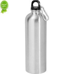 Nieuwe 500 ml/750 ml Sliver aluminium waterflessen kolf dubbele wand vacuüm geïsoleerde fles sport reizen klimmen wandelflessen