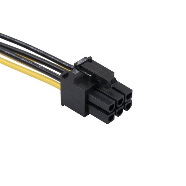 Nouveau 50cm 20cm 6pin à 8pin (6 + 2pin) Le câble PCI-E 18AWG l'exploitation peut être connecté à une variété de cartes graphiques différentes pour 6pin à 8pin