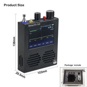 NIEUWE 50KHZ-2GHZ MALAHIT-SDR-ontvanger DSP RADIO ONTVANGER 3.5 