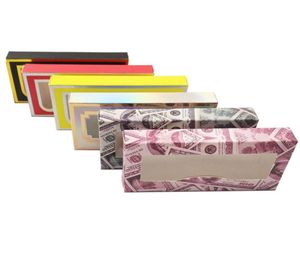 NOUVEAU 50 PCS Emballages de cils vides Boîte à cils en papier Soft Box en marbre pour les cils en bande de 25 mm 3D Lashes de vison4468774