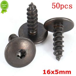 Nieuwe 50 stks/Set 5x16mm Motorafdekking Schroeven Universeel voor VW voor Audi Clips Undertray Splash Guard Wich Wheel Arch Torx Fastener Clips