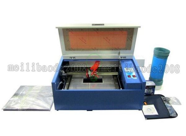 NOUVEAU 50w Desktop co2 mini graveur laser 3040 CNC Machine de découpe pour le bois, le cuir, l'acrylique, etc. avec prise en charge USB. MYY