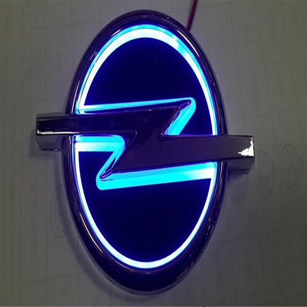 Nueva lámpara de insignia de coche estándar 5D, luz LED con logotipo de coche modificado especial, lámpara led con emblema automático para opel295H