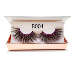 NOUVEAUXE CEUILLES 5D FILLES DE VILLAGE 25 mm de long Filons de vison 5D Dramatic Dramatic Shink Lashs Handmade False Eyelash Makeup Maquiagem Diamond Series Lash