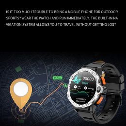 Nouveau 5G 4G Net HD Dual Camera Smartwatch wifi bt Appelez 4gb Ram 64 Go Rom 800mAh Batterie GPS GPS NFC Android Smart Watch pour les hommes