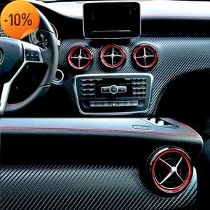 Nieuwe 5 -stcs Auto auto airconditioner ventilatie opening sticker knop trim cover decoratie ring voor Mercedes Benz a b cla gla 180 200 220 260