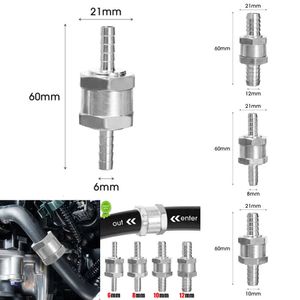 Nieuw 6/8/10/12 mm aluminium legering Non One WayReturn Controleer VAE benzine diesel waterbrandstofleiding voor auto's motorfietsen schepen