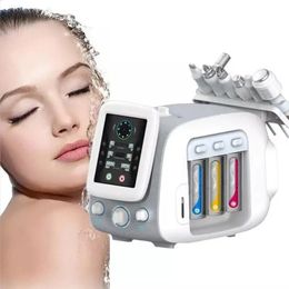 Nouveau 6 en 1 Machine hydrafaciale H2o2 hydrogène Aqua peel oxygène Hydro Spa soins de la peau Spa du visage Instrument de beauté