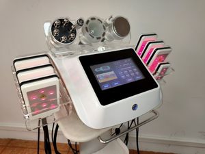 Nieuwe 6 in 1 Microcurrent Face Lift Ultrasone Cavitatie Lipo Laser Afslank Machine