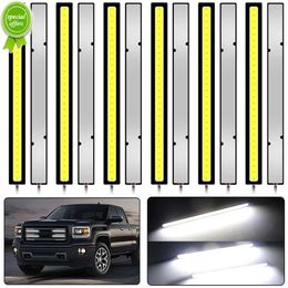 Nouveau 6 pièces voiture DRL 17CM COB LED ampoule 12V 7000K blanc style coffre feux de jour atmosphère externe lampe de travail Super lumineux