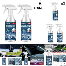 Nieuwe 60/120 ml autoglas waterdicht coatingmiddel, auto mist anti-afstotende spray nano regenverwijderaar voor ramen, windschermen