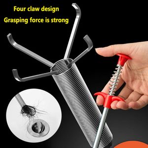 Nieuwe 60cm Lente Pijp Baggergereedschap Afvoer Slang Afvoerreiniger Sticks Clog Remover Reiniging Huishouden voor KitchenBending sink tool