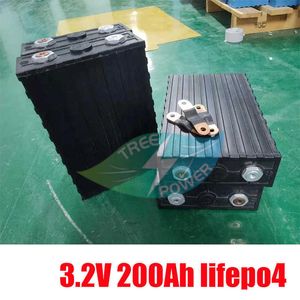 Nouveau 64 pièces 3.2V 200Ah lifepo4 batterie grade A 12V 24v 200AH batterie Rechargeable pour voiture électrique RV énergie solaire