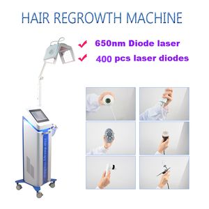 NOUVEAU 650nm croissance des cheveux machine traitement de la perte de repousse des cheveux laser beauté machines peigne brosse capuchon 5 poignées