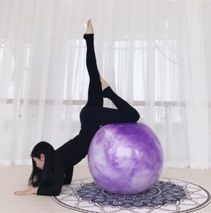 Nouveau 65 cm yoga pilates balle fitness entraînement équilibre ballons d'exercice ballon de gymnastique gonflé pvc souple outils d'exercice en gros