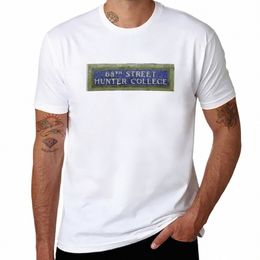 Nouveau 68th St Subway Sign T-Shirts hauts vêtements kawaii chemise à imprimé animal pour garçons t-shirts blancs unis hommes K3Go #