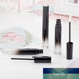 NIEUWE 6 ML Zwart Gradiënt Kleur Lip Gloss Buis Ovale Lip Glazuur Buis Cosmetische Flessen Plastic Containers Hervulbare Flessen